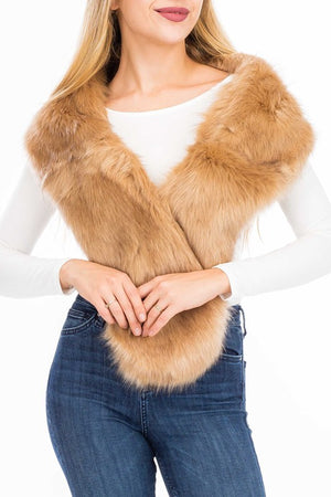 Faux Fur Shawl