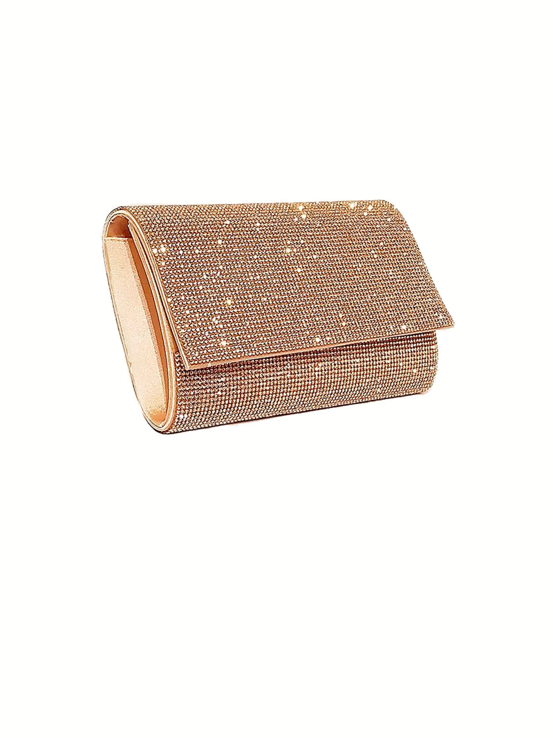 Square Rhinestone Clutch