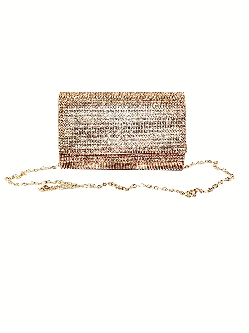 Square Rhinestone Clutch