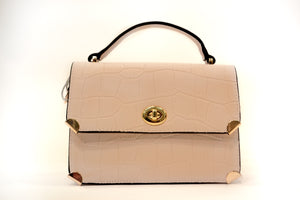 Faux Croc Leather Bag