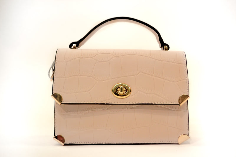 Faux Croc Leather Bag