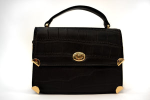 Faux Croc Leather Bag