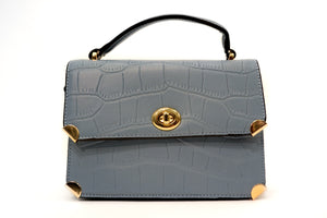 Faux Croc Leather Bag