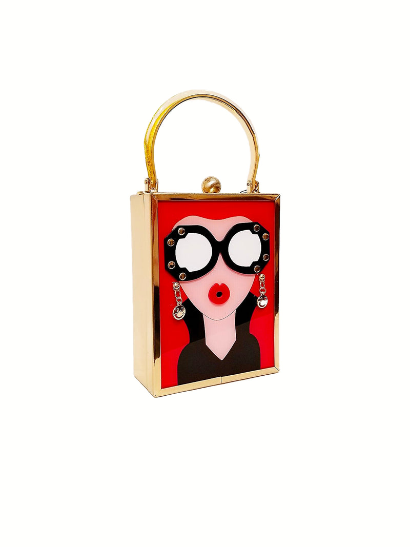 Woman Face Clutch