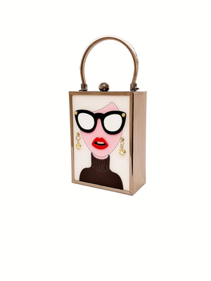Woman Face Clutch