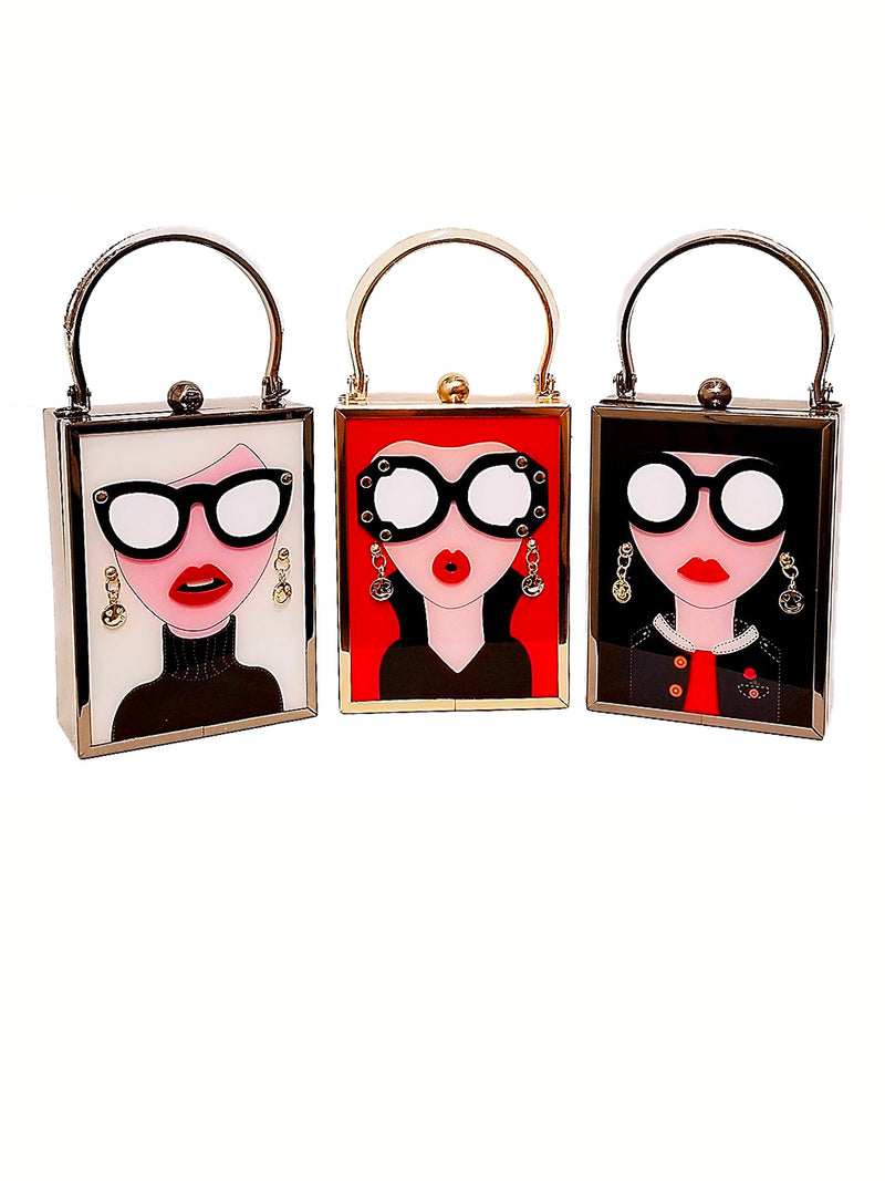 Woman Face Clutch