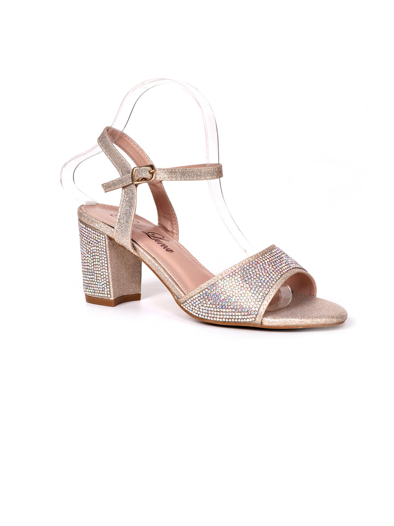 Low Chunk Sandals with Straps