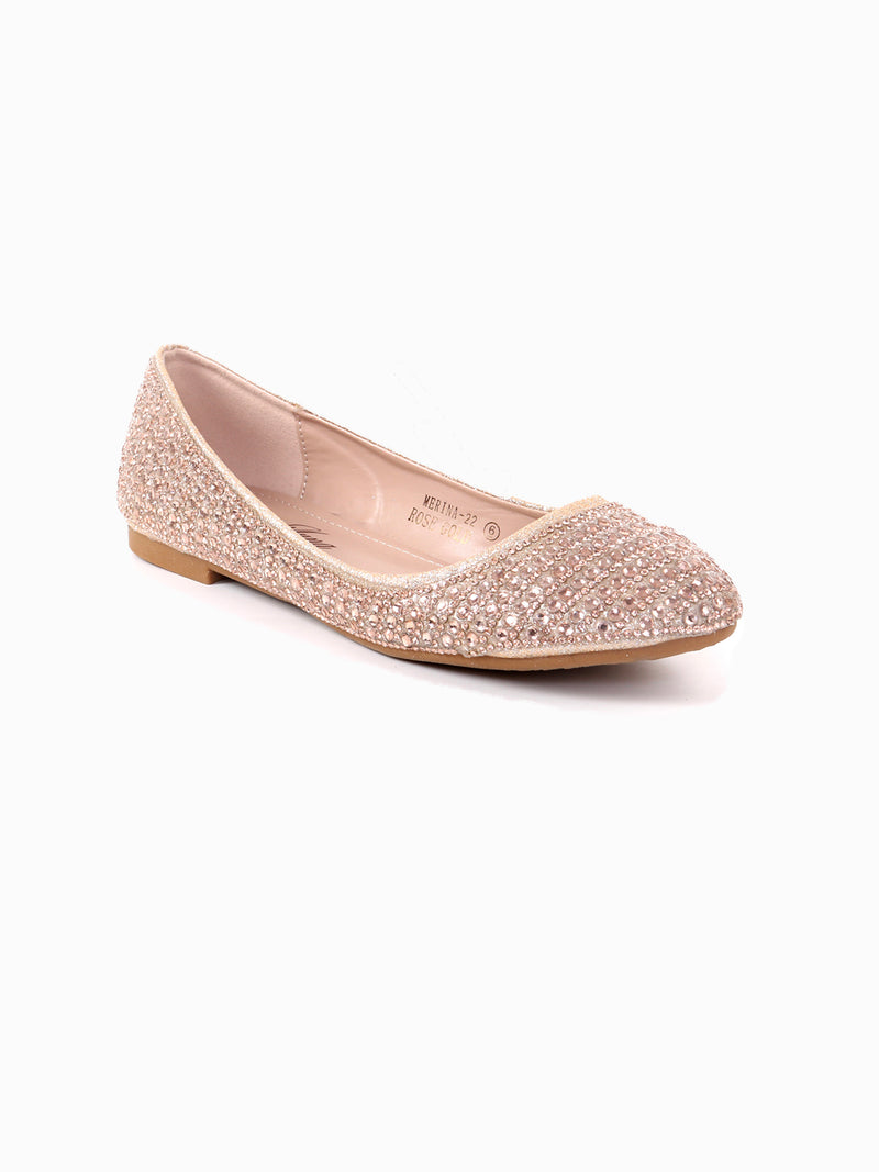 Glitter Crystal Slip-ons