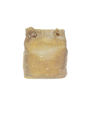 Large Rhinestone Bucket Bag