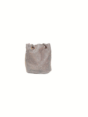 Small Rhinestone Bucket Bag